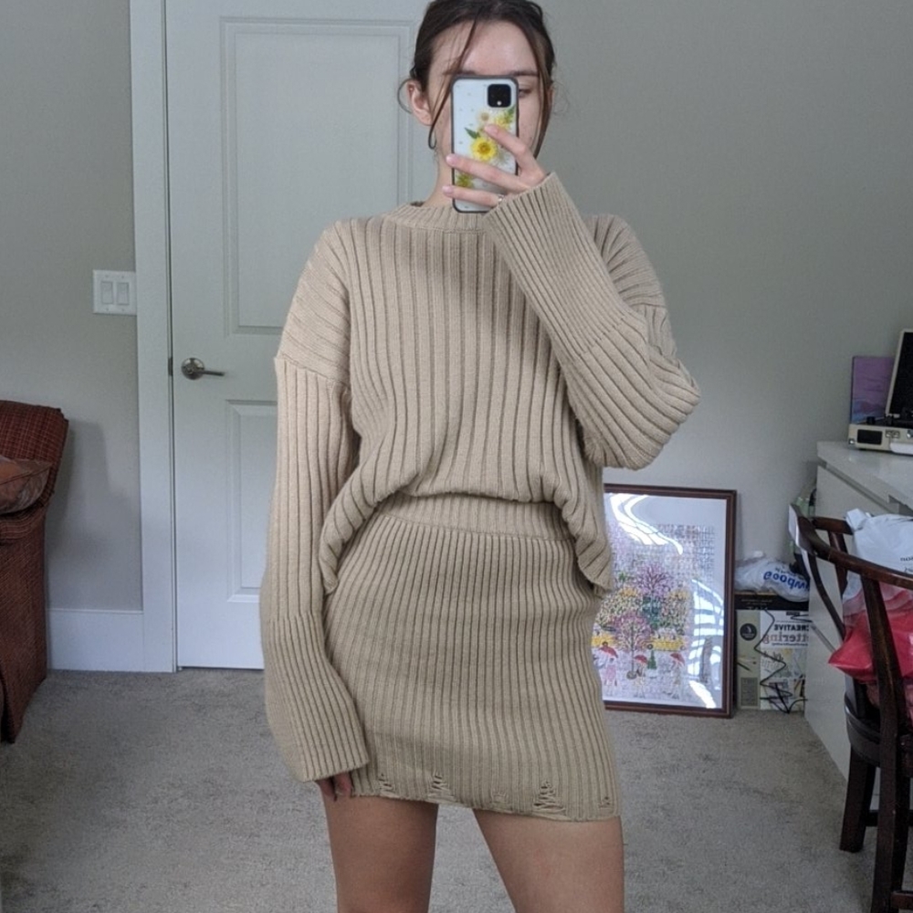 Two Piece Sweater Set